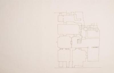 A Plan of a Building Near al-Aqsa Mosque, Jerusalem, the 1990s