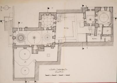The Third-Floor Area Plan of al-Amam Family Home, Jerusalem, the 1990s