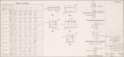 Columns Tables Plan for the Medical Centre of the Patient Friend