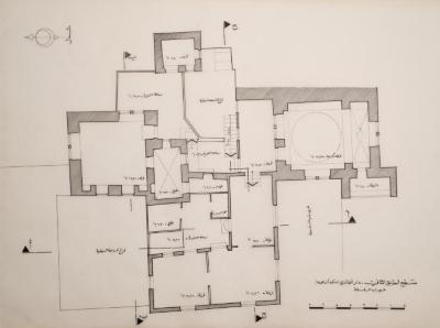 The Second-Floor Plan of al-Khaldi Family Home, Jerusalem, the 1990s