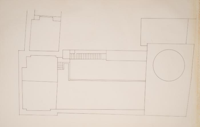 A Plan of a Building Near al-Aqsa Mosque, Jerusalem, the 1990s