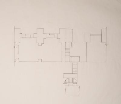 A Plan of a Building Near al-Aqsa Mosque, Jerusalem, the 1990s