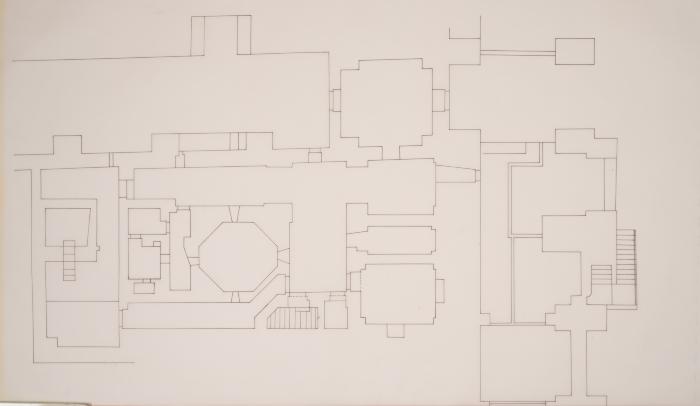 A Plan of a Building Near al-Aqsa Mosque, Jerusalem, the 1990s