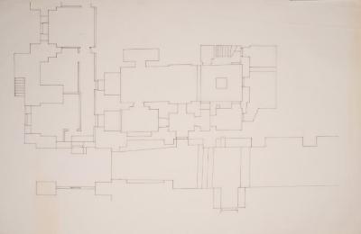 A Plan of a Building Near al-Aqsa Mosque, Jerusalem, the 1990s