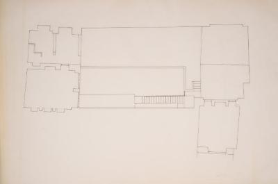 A Plan of a Building Near al-Aqsa Mosque, Jerusalem, the 1990s