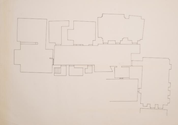 A Plan of a Building Near al-Aqsa Mosque, Jerusalem, the 1990s