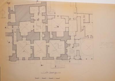 The First-Floor Area of al-Dajani Family Home-al-Fareseyyah School Plan, Jerusalem, the 1990s