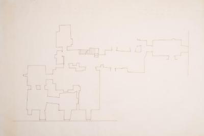 A Plan of a Building Near al-Aqsa Mosque, Jerusalem, the 1990s