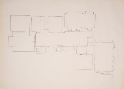 A Plan of a Building Near al-Aqsa Mosque, Jerusalem, the 1990s