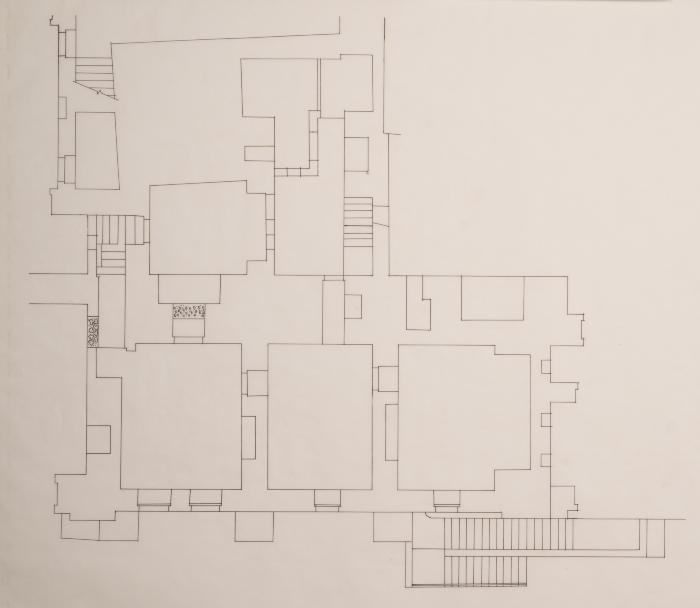 A Plan of a Building Near al-Aqsa Mosque, Jerusalem, the 1990s