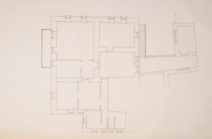 A Plan of a Building Near al-Aqsa Mosque, Jerusalem, the 1990s