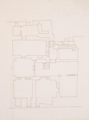 A Plan of a Building Near al-Aqsa Mosque, Jerusalem, the 1990s