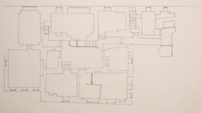 The First-Floor Plan of al-Khaldi Family Home, Jerusalem, the 1990s