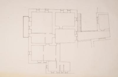 A Plan of a Building Near al-Aqsa Mosque, Jerusalem, the 1990s
