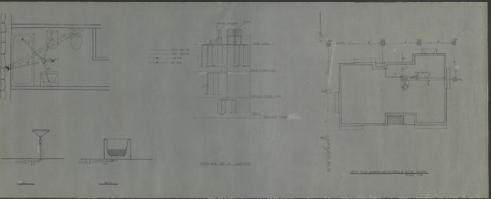 The Plan for the Gym Building's Water Network, Jericho, the 1980s 