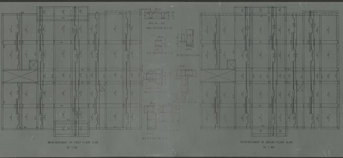 Reinforcement Plan for a Building, the 1970s and 1980s 