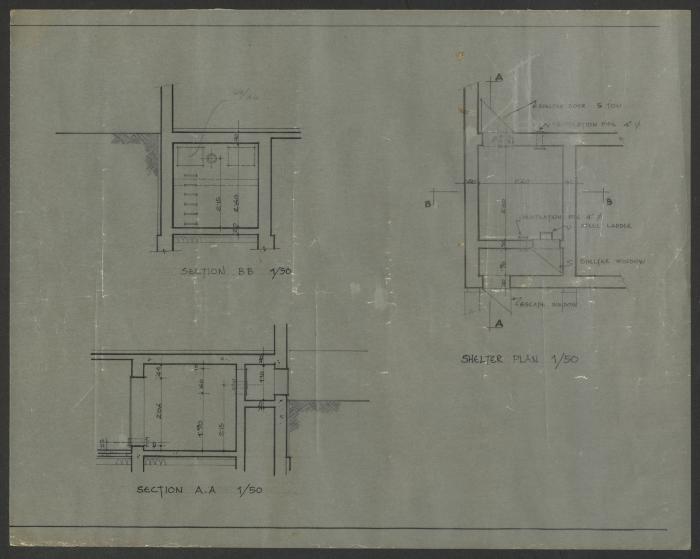 A Building Plan, Ramallah, the 1980s 