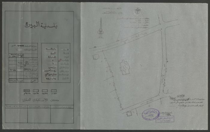 مخطط مبنى لمدارس الفريدنز، البيرة، 15 تموز 1991