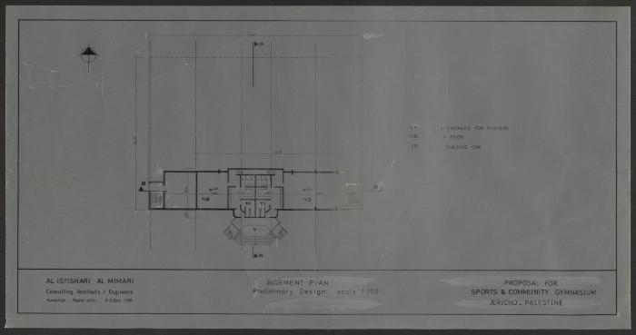 The Basement Plan at the Gym, Jericho, the 1980s 