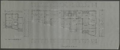 A Plan for the Second and Third Floors Area of a Commercial Housing, Halhul, 2 December 1989 