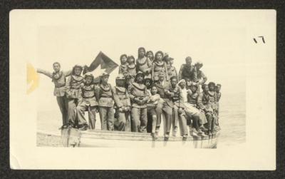 سعد الدين العلمي وكشافة دار الأيتام الإسلامية، أريحا، 1936