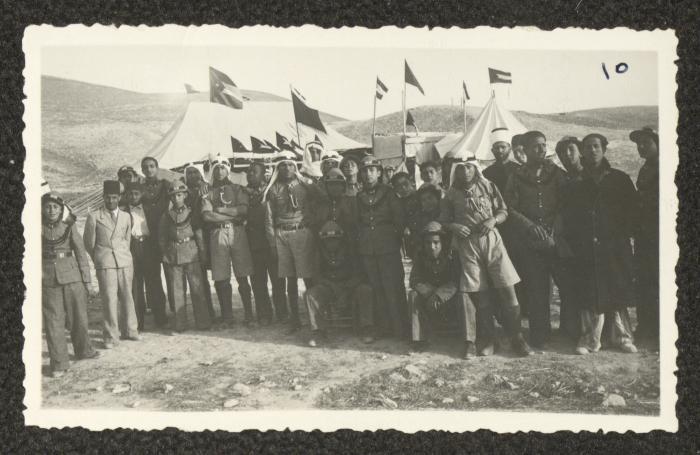 سعد الدين العلمي وكشافة دار الأيتام الإسلامية، أريحا، 1936
