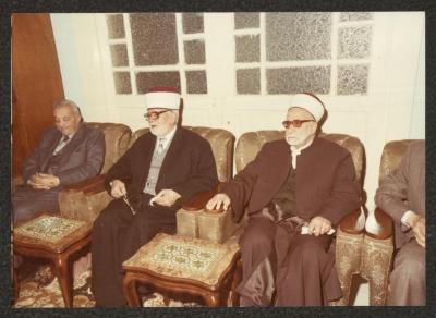 سعد الدين العلمي والعائلة، القدس، ثمانينيات القرن العشرين