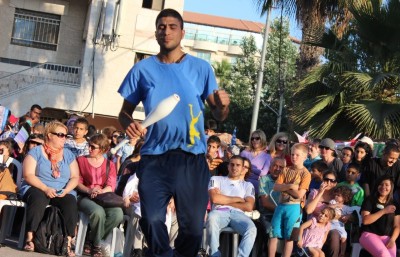 The Palestinian Circus School Participates in Wein 'a Ramallah Festival 