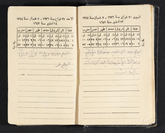 Abdel-Rahman al-Haj Ibrahim Diaries, Tulkarm, 1926