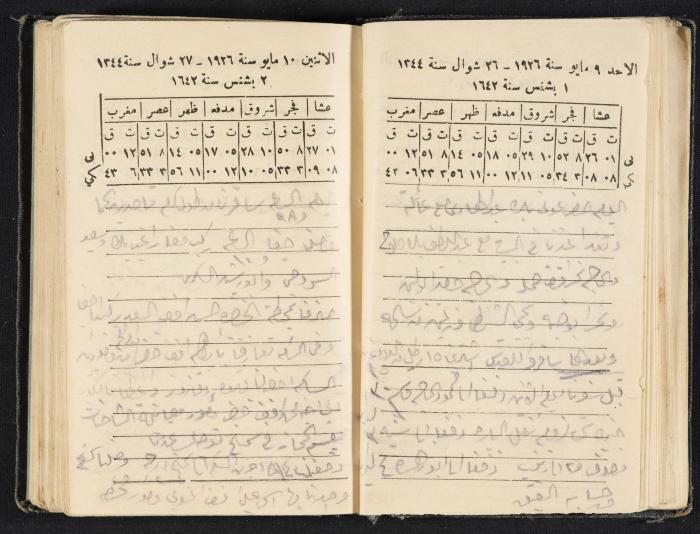 Abdel-Rahman al-Haj Ibrahim Diaries, Tulkarm, 1926