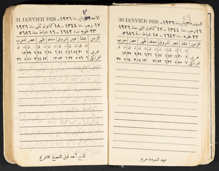 Abdel-Rahman al-Haj Ibrahim Diaries, Tulkarm, 1927
