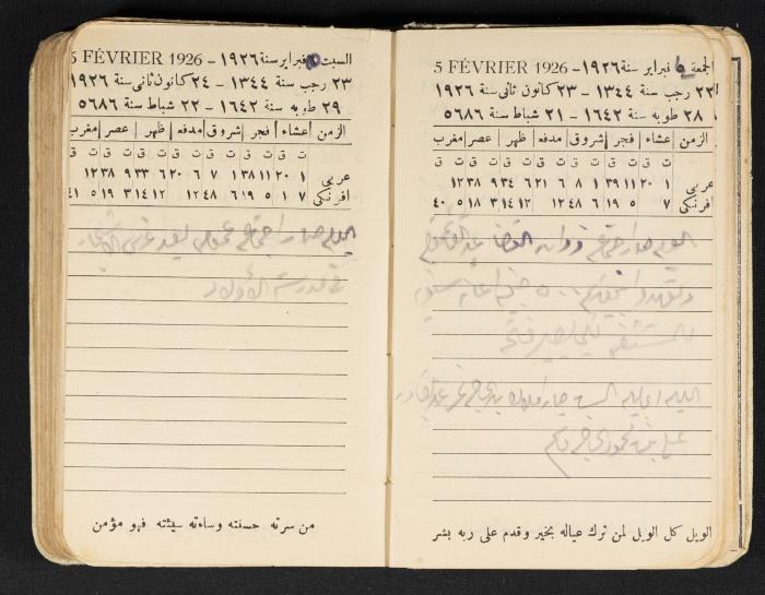 Abdel-Rahman al-Haj Ibrahim Diaries, Tulkarm, 1927