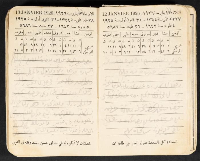Abdel-Rahman al-Haj Ibrahim Diaries, Tulkarm, 1927