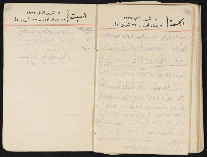 مذكرات عبدالرحمن الحاج إبراهيم، طولكرم، 1927