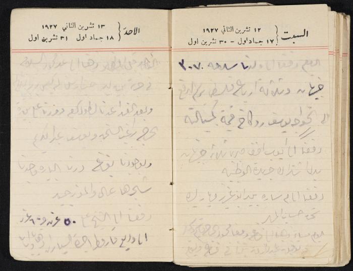 مذكرات عبدالرحمن الحاج إبراهيم، طولكرم، 1927