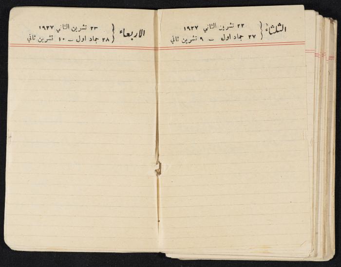 مذكرات عبدالرحمن الحاج إبراهيم، طولكرم، 1927