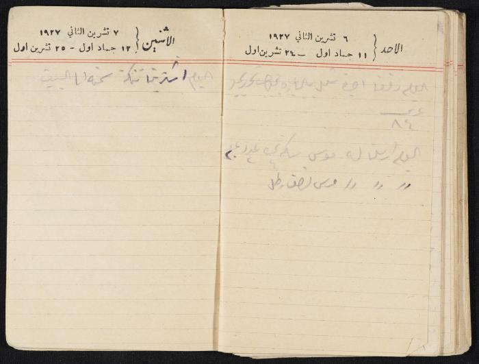 مذكرات عبدالرحمن الحاج إبراهيم، طولكرم، 1927