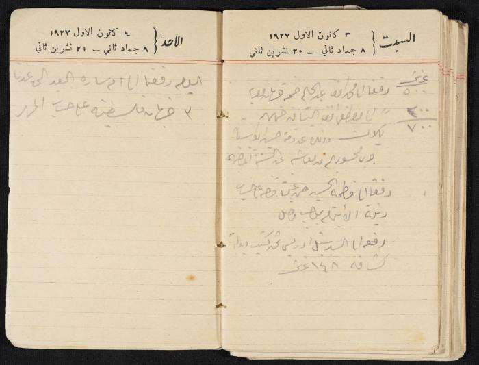 مذكرات عبدالرحمن الحاج إبراهيم، طولكرم، 1927