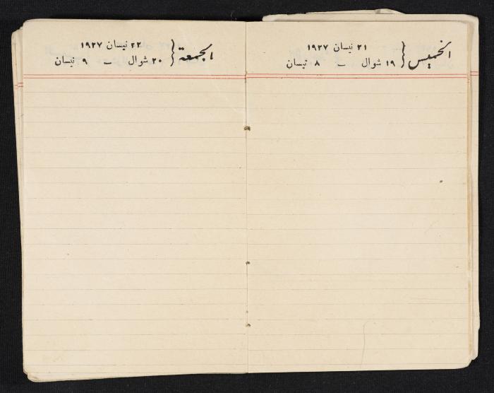 مذكرات عبدالرحمن الحاج إبراهيم، طولكرم، 1927