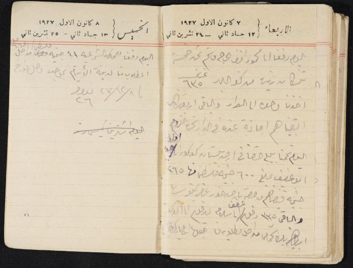 مذكرات عبدالرحمن الحاج إبراهيم، طولكرم، 1927