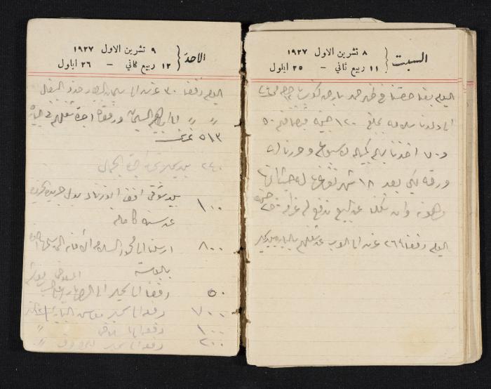 مذكرات عبدالرحمن الحاج إبراهيم، طولكرم، 1927