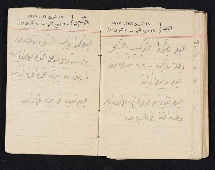 مذكرات عبدالرحمن الحاج إبراهيم، طولكرم، 1927