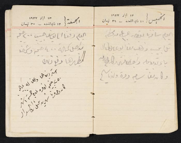 مذكرات عبدالرحمن الحاج إبراهيم، طولكرم، 1927