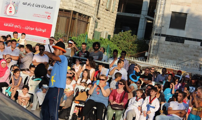 The Palestinian Circus School Participates in Wein 'a Ramallah Festival 