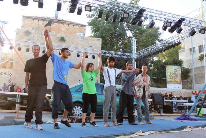 The Palestinian Circus School Participates in Wein 'a Ramallah Festival 