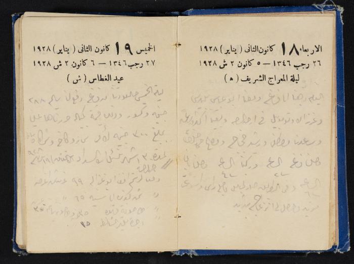 Abdel-Rahman al-Haj Ibrahim Diaries, Tulkarm, 1928