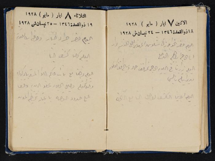 Abdel-Rahman al-Haj Ibrahim Diaries, Tulkarm, 1928