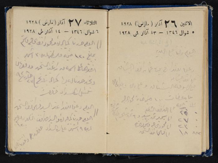 Abdel-Rahman al-Haj Ibrahim Diaries, Tulkarm, 1928