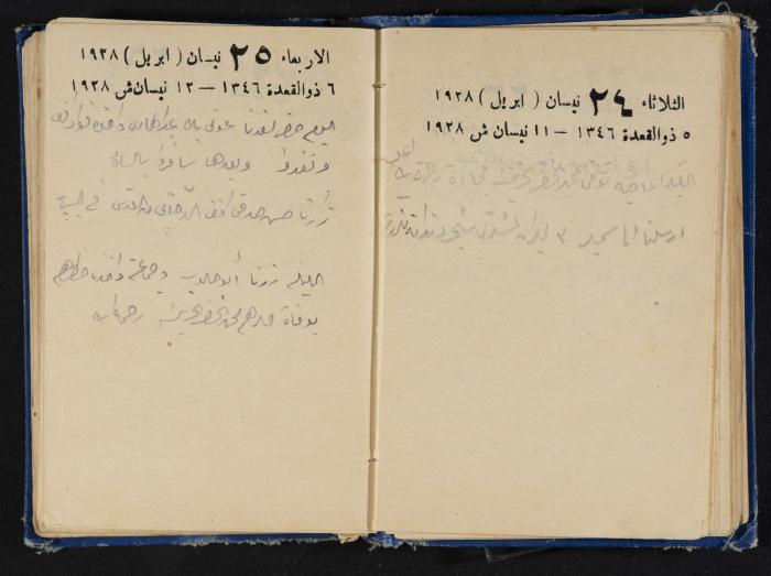 Abdel-Rahman al-Haj Ibrahim Diaries, Tulkarm, 1928