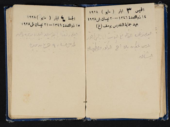 Abdel-Rahman al-Haj Ibrahim Diaries, Tulkarm, 1928